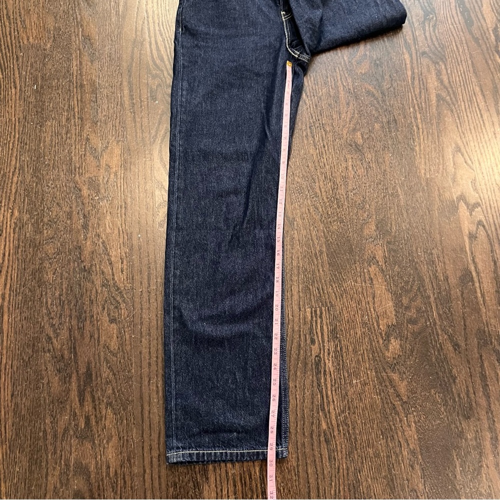 Levi's Low Pro Straight Jeans Womens 27 NWT Dark Wash Indigo 90s Baggy Y2K - Picture 6 of 9